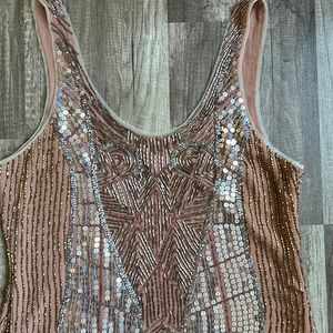 NWOT Anthropologie Ecote  Sequin dress